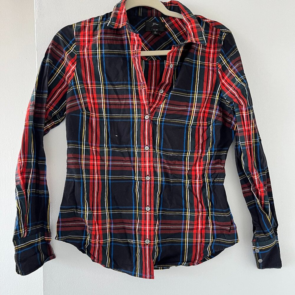 J.CREW Tartan Button Down Shirt